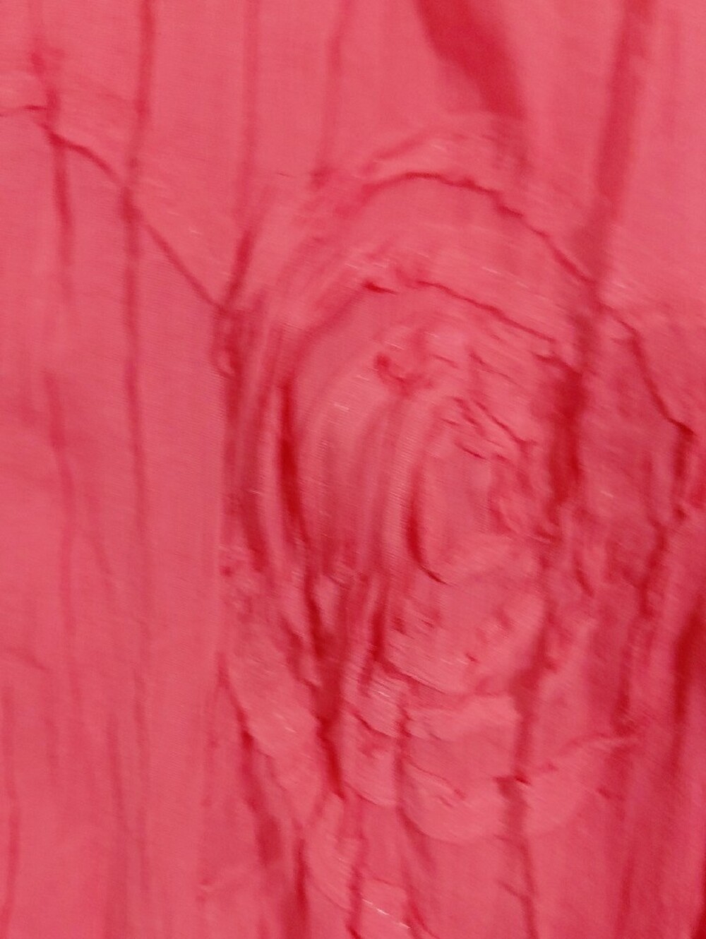 RAFAEL Vibrant Pink Coral Elastic Waist Crinkle Midi/Maxi Skirt Small - Picture 4 of 6